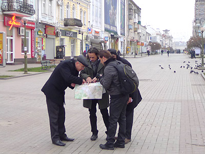 Делегация чешских архитекторов