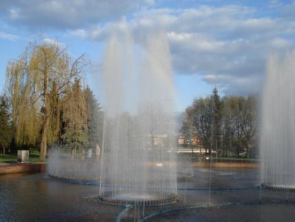 В городе стартовал сезон фонтанов