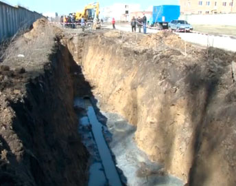 Через несколько дней порыв на Линейной устранят